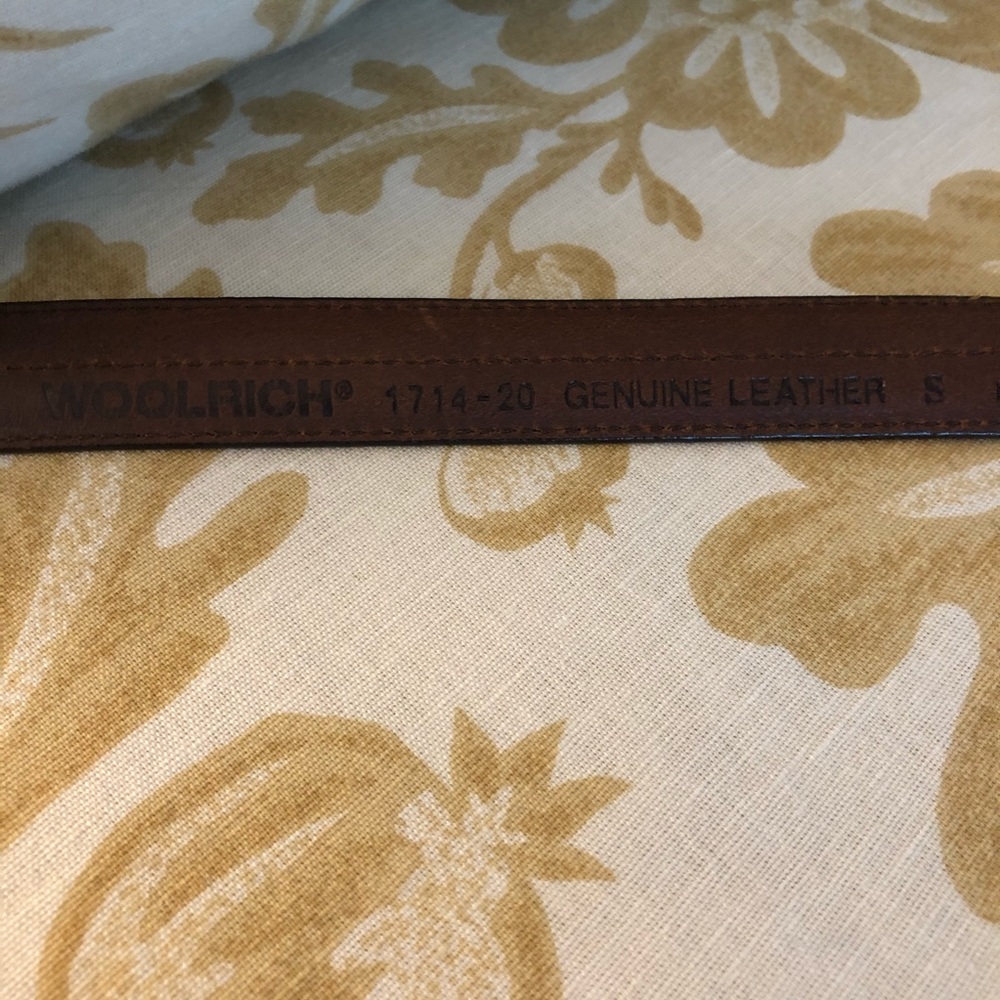 NWOT Woolrich leather belt - Picture 4 of 6
